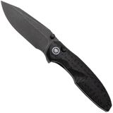 Remette RT-Cool Whale Button Liner Lock RTCL-GN2 Blackwashed 14C28N, Black G10, zakmes