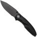Remette RT-Cool Whale Button Liner Lock RTCL-GN2 Blackwashed 14C28N, Black G10, zakmes