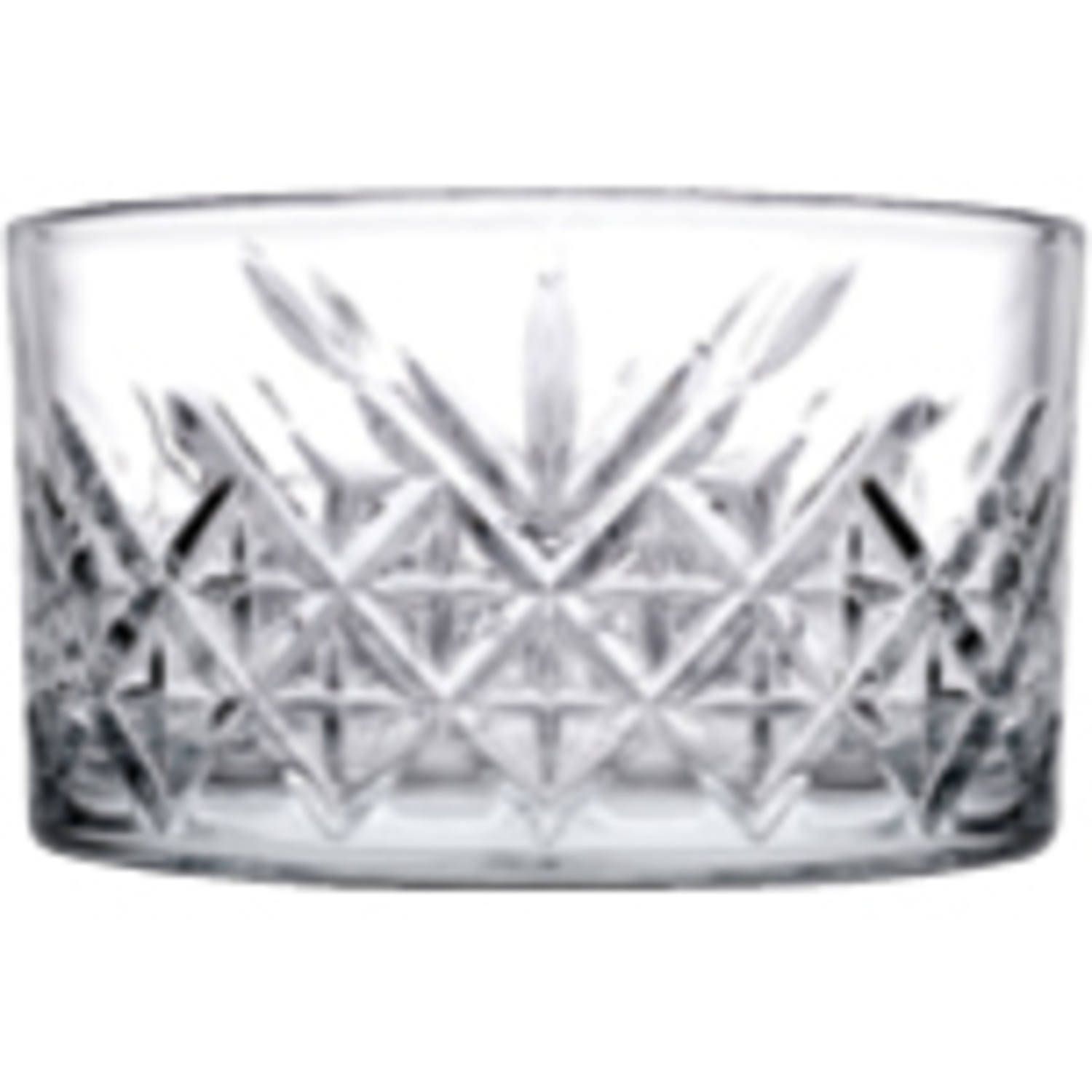 Pasabahce Amuseschaal Timeless 9 cm Transparant Glas - 12 stuks