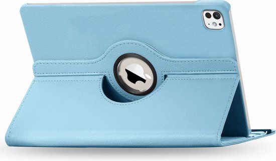 iMoshion 360° Draaibare Bookcase voor iPad Pro 13 (2024) - Lichtblauw
