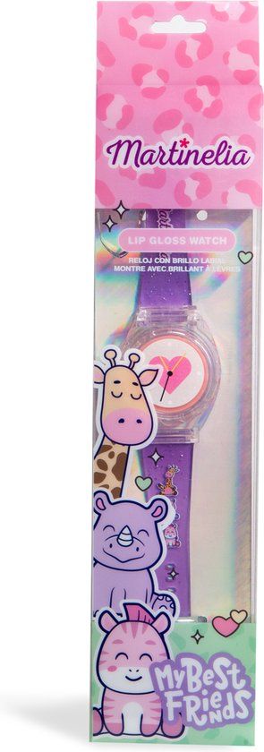 Martinelia MY BEST FRIENDS - Lip gloss - Met horloge - roze/paars