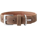 HUNTER hondenhalsband PORTO, kleur: tabak/cognac, maat: 65
