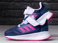 Adidas RUNFALCON Enfants Baskets basses Bleu Rose Taille 20