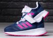 Adidas RUNFALCON Enfants Baskets basses Bleu Rose Taille 20