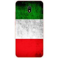 Xiaomi Drapeau italie siliconen hoesje compatibel met Redmi 8A