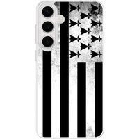 Samsung Galaxy S24 Drapeau bretagne Verstevigd hoesje met sublimatie bedrukking