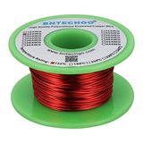 BNTECHGO - 20 AWG magneetdraad, geëmailleerde koperdraad, magnetische wikkeldraad, geëmailleerde magnetische wikkeldraad, 113,4 g, rode kleur, temperatuur 155 °C