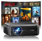 Projecteur 4K - Portable - Full HD 1080p - 1200 lumens Ansi - Autofocus - Wifi - Bluetooth - Application Netflix intégrée