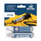Restube Beach CO2 capsules voor zwemboei, opblaasbaar en noodgevallen, reservepatronen, waterdicht, 10,9 g CO2-cilinder voor Restube [Beach] (2 x stuks)