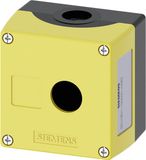 Siemens 3SU1801-0AA00-0AB2 Lege behuizing 1 inbouwplaats Geel
