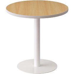 Easy Desk Bijzettafel 600 x 600 x 600 mm Wit, beuken