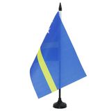 AZ FLAG Tafelvlag Curaçao 21x14 cm