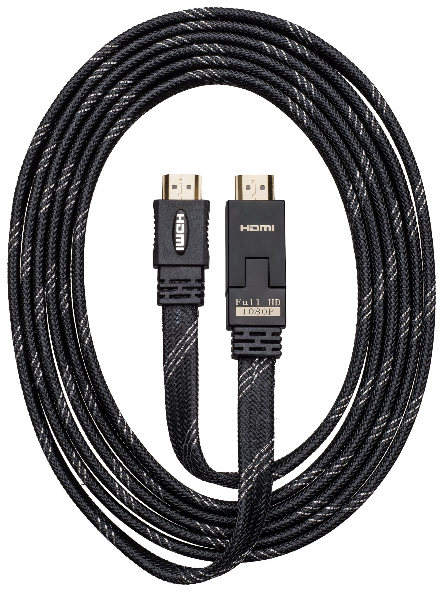 BigBen platte HDMI kabel met kantelbare plug