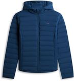 Tommy Hilfiger Dames Gewatteerde Jas S Polyester Elastaan Blauw