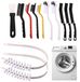 Solidchoice - 14 Pièces Ensemble de brosses de nettoyage pour machine à laver et coins difficiles