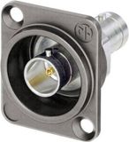 Neutrik NBB75DFGX-CON BNC-doorvoering BNC-bus - BNC-bus 1 stuk(s)