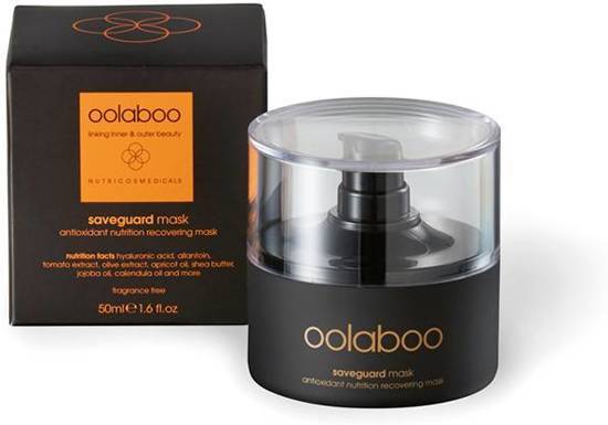 Oolaboo saveguard antioxidant nutrition recovering mask