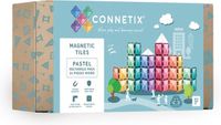 CONNETIX Magnetische Tegels Pastel Rechthoek Pakket, 24 Stuks