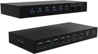 i-tec USB-C KVM Dock PRO for Three Hosts, Dual Video, with 2x Power Delivery, max 92W