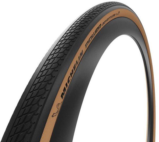 Michelin Buitenband 28” – Power Adventure Classic – TLR – Vouwband – 36-622 – Zwart/Bruin