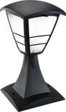 BES LED Staande Buitenlamp - Sokkellamp - Yoncora 1 - E27 Fitting - Vierkant - Zwart