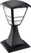 BES LED Staande Buitenlamp - Sokkellamp - Yoncora 1 - E27 Fitting - Vierkant - Zwart