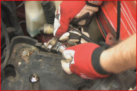 KS Tools Accu Pool en Terminal Schoonmaakborstel - 120mm - 1 stuk