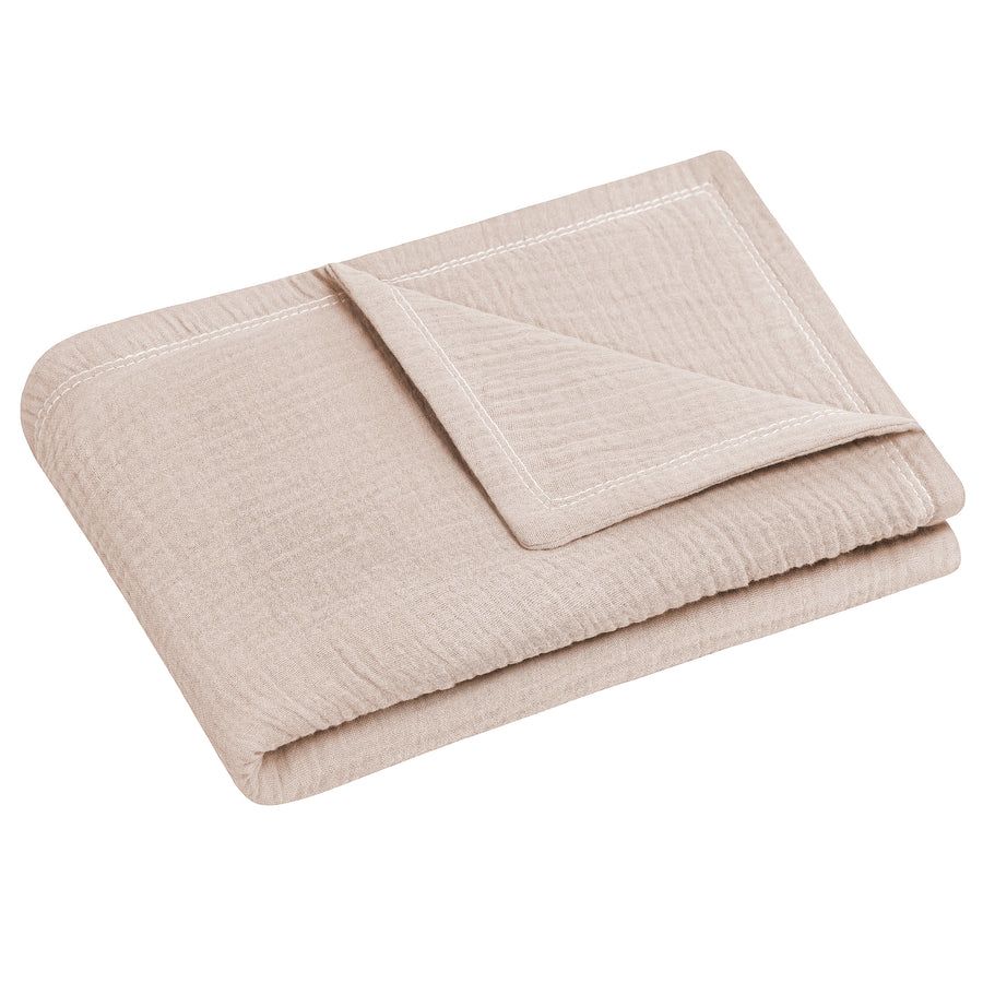 Julius Zöllner Baby Blanket Wrap - Sand - 70 x 100 cm - Cotton - Boy/Girl