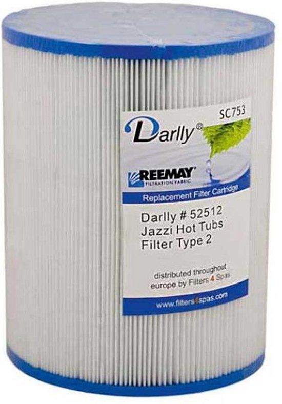 Darlly spa filter SC753 - 25 ft2 - wit