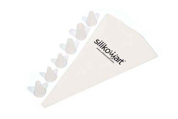 Silikomart 70.033.99.0060 - Gebaks versier zakken - wit - 1