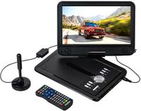 Reflexion DVD1025 Draagbare draagbare DVD-speler & DVB-T2 HD Tuner (TV), 10,1 inch (25,60 cm) TFT/LCD-scherm, geïntegreerde accu, 12V auto-adpater, PVR-opname