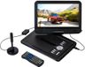 Reflexion DVD1025 Draagbare draagbare DVD-speler & DVB-T2 HD Tuner (TV), 10,1 inch (25,60 cm) TFT/LCD-scherm, geïntegreerde accu, 12V auto-adpater, PVR-opname