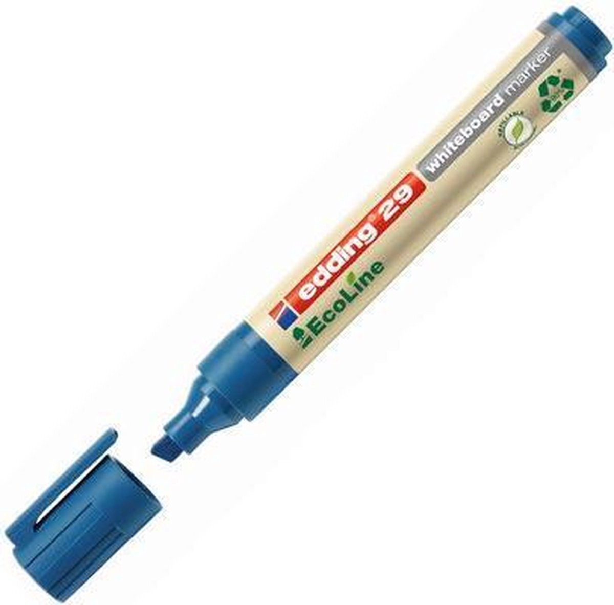 Edding Whiteboardmarker 29 Eco 1,5mm Beitel Blauw