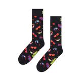 Happy Socks Glasses Sock - unisex sokken - zwart - Unisex - Maat: 41 - 46