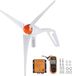 Merkloos Windenergiesysteem, 500W, 12V - 3 Bladen - Met Windmeter en MPPT
