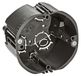 Legrand inbouwdoos voor wandmontage, diameter 74 mm, verpakking met 25 stuks.