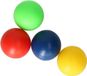Atmosphera Gekleurde premium rubber beach balletjes - 4x stuks - dia 4 cm - reserve ballen