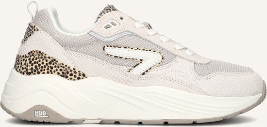 Hub Glide light bone/off white lage sneakers dames