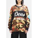 Deus Ex Machina jersey camouflage top - geelbruin