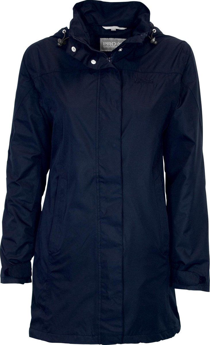 Pro-x Elements Outdoorjas Jenna Dames Polyester Marineblauw Maat 36