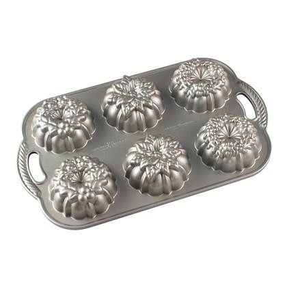 Nordic Ware Bundtlettes Cakevormpjes - Zilver