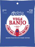 Martin V730 Banjo Snaren 5 String Banjo - (Medium.010 - .023 en .010)