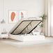 vidaXL - Bedframe - met - opbergruimte - Wit - 150 x 200 cm