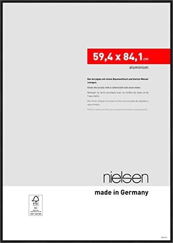 Nielsen Atlanta fotolijst - 59,4x84,1 cm - Mat zwart