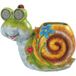 Maximex - Zonne-energie tuinfiguur slak LED, met lichtgevende ogen, 21 x 18,5 cm