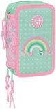 Safta Glowlab Amazing - Schooltas met 37 gereedschappen inbegrepen, kinderetui, ideaal voor kinderen van 5 tot 14 jaar, comfortabel en veelzijdig, kwaliteit en sterkte, 12,5 x 5,5 x 19,5 cm