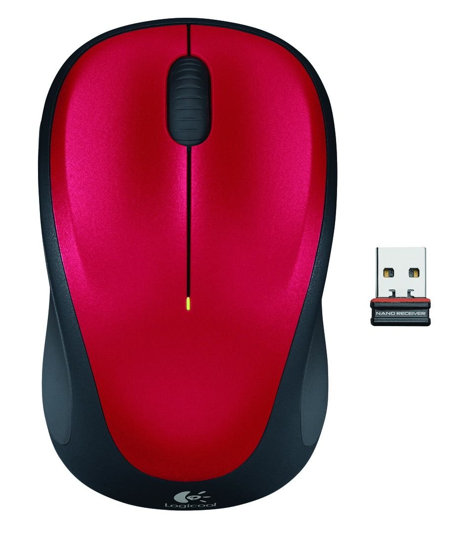 Logitech M235 Draadloze Muis - Rood