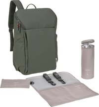 Lassig LÄSSIG Green Label Slender Up Backpack - Luiertas Rugzak - Olive
