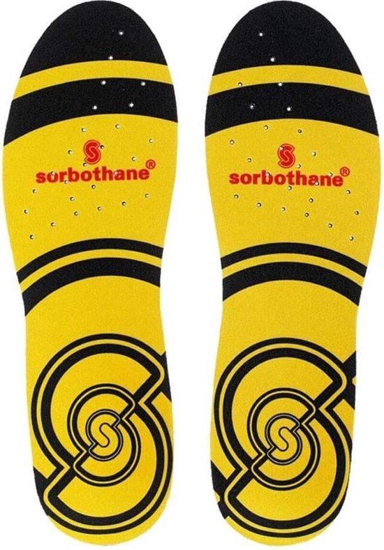 Sorbothane dubbele Strike inlegzolen - 43