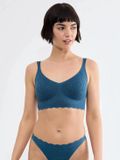 Sloggi Zero Feel Kanten Bralette gevuld - Bliss - Bh Top met smalle bandjes - Uitneembare vulling - XL